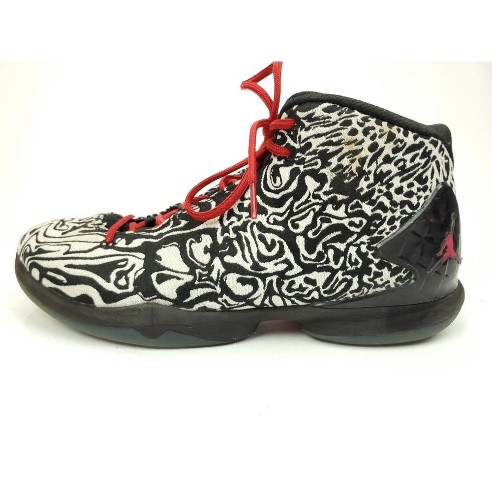 Nike Air Jordan Superfly 4 JCRD White Black Red Size 12 Men’s 812870-101